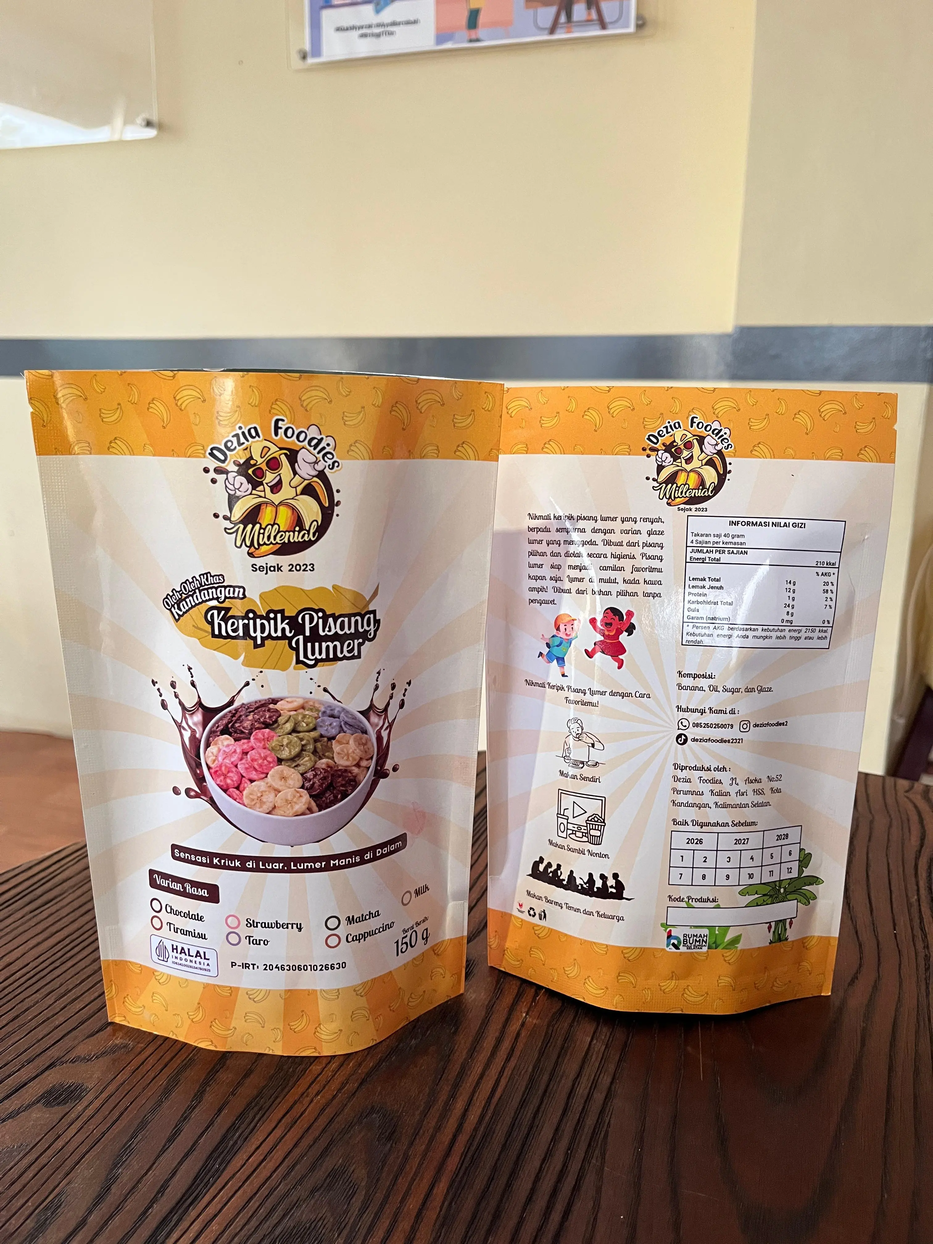 Keripik Pisang Lumer DEZIA FOODIES 