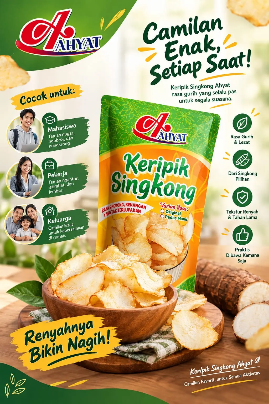 Keripik singkong Ahyat 